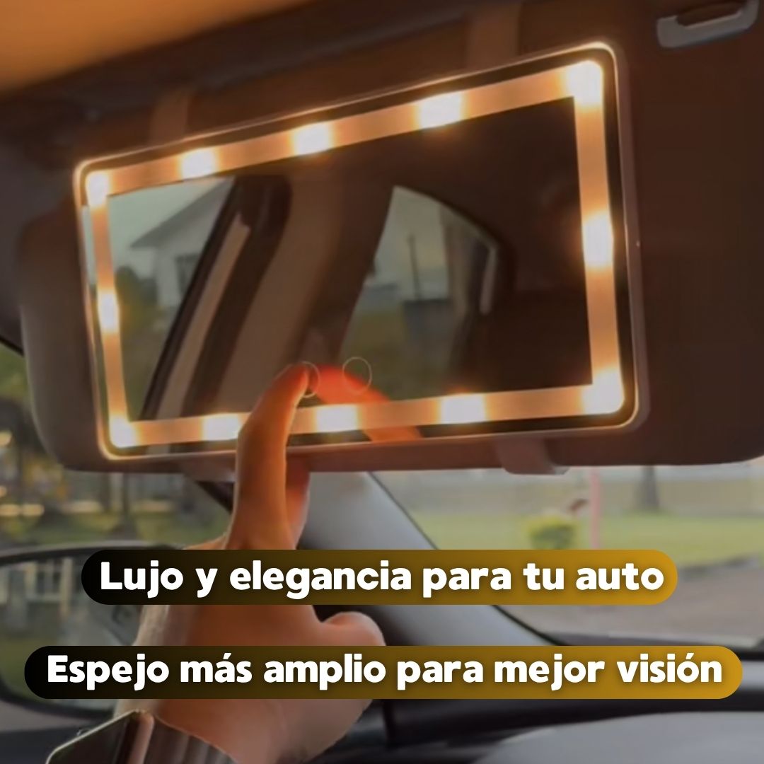 Espejo De Lujo LED Para Carro®