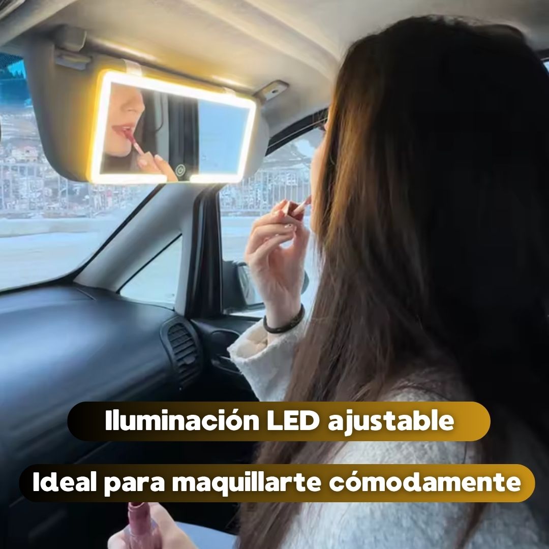 Espejo De Lujo LED Para Carro®