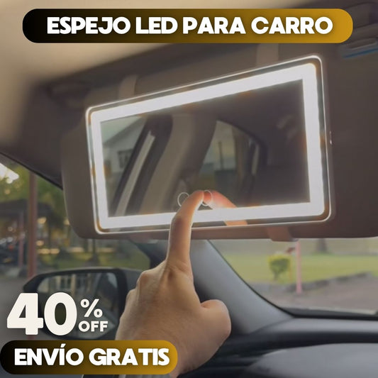 Espejo De Lujo LED Para Carro®