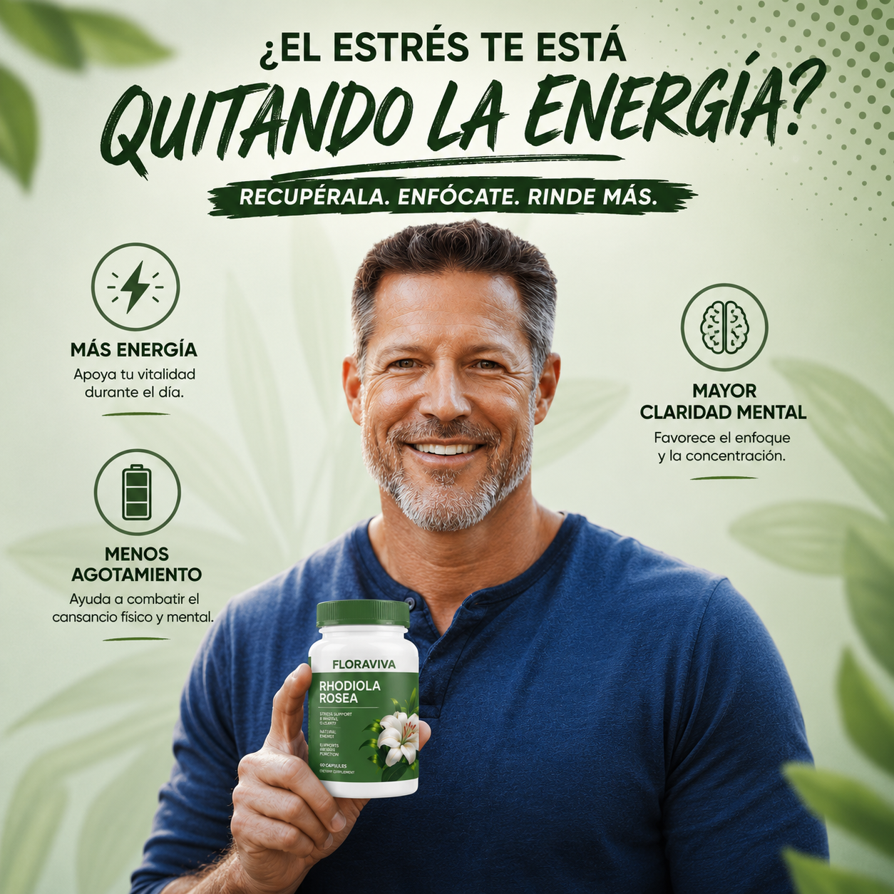 Rhodiola Rosea - Menos estrés, Más Energía