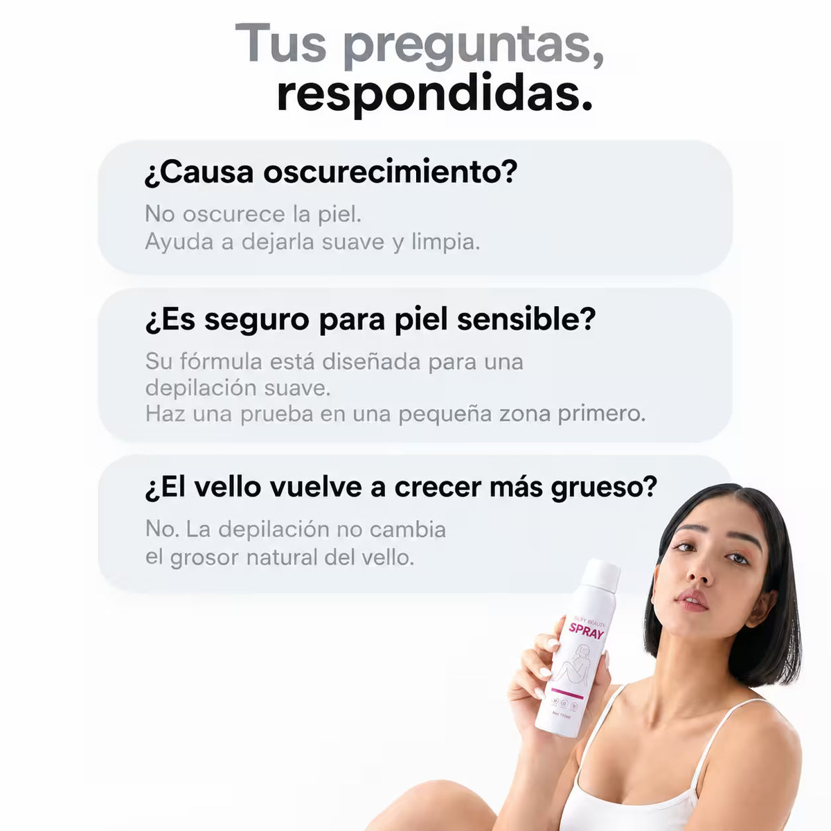 Spray Depilador - Silky Beauty™