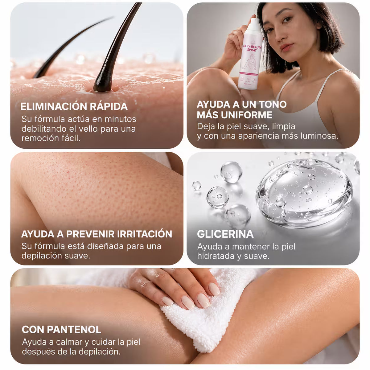 Spray Depilador - Silky Beauty™