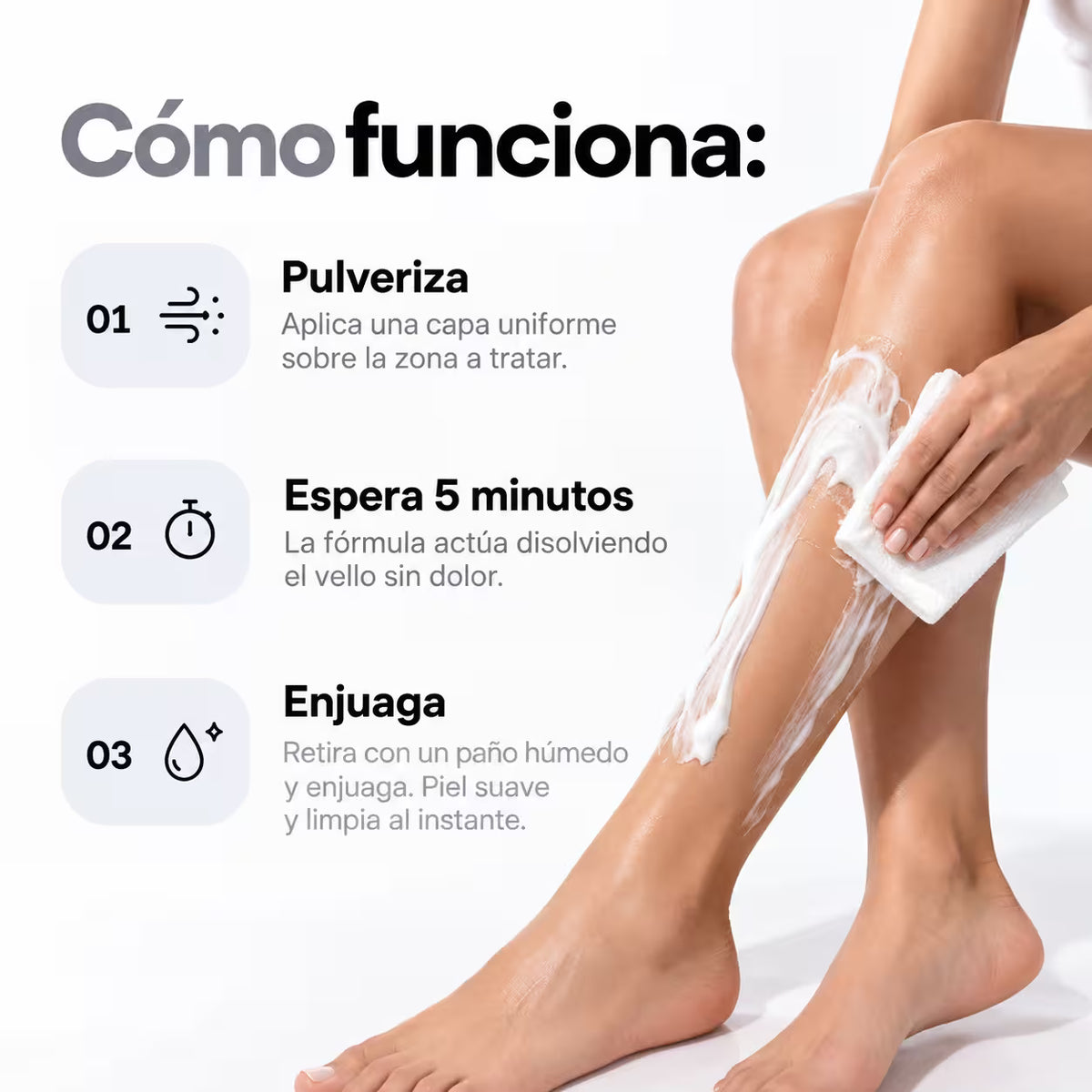 Spray Depilador - Silky Beauty™